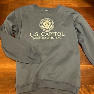 Ipsy Gray U.S. Capitol Crewneck Sweater